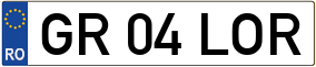 Truck License Plate